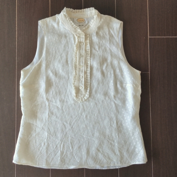 Tops - Pure Silk classic blouse / top, size 8 petite